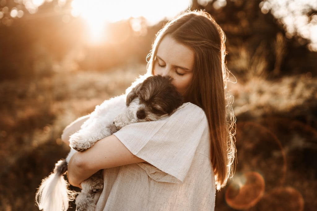 Familienfotos mit Hund