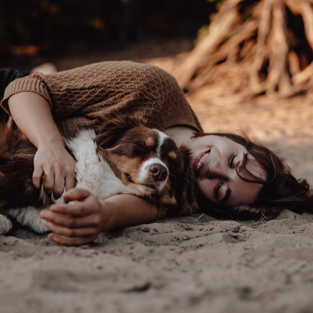 Mensch-Hund-Fotografie